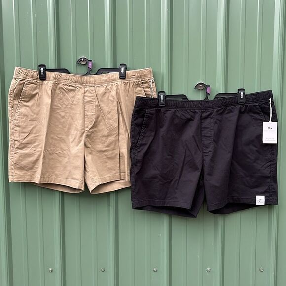 Men's Pull On Shorts, 7" Inseam 2-Pack Size 2XL - Picture 2 of 10